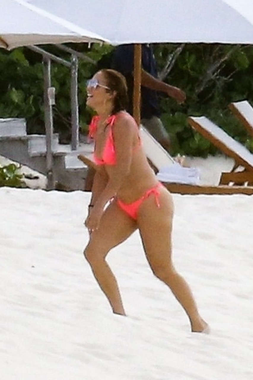 Jennifer Lopez Bikini Beach Turk Caicos