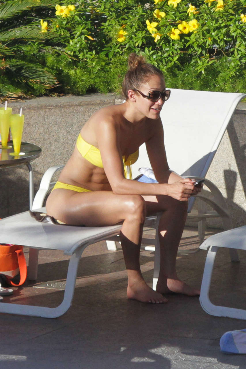 Jennifer Lopez Bikini Pool Brazil