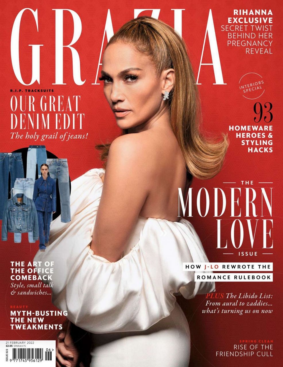 Jennifer Lopez Grazie Magazine February