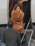 Jennifer Lopez Leaves Private Jet Miami