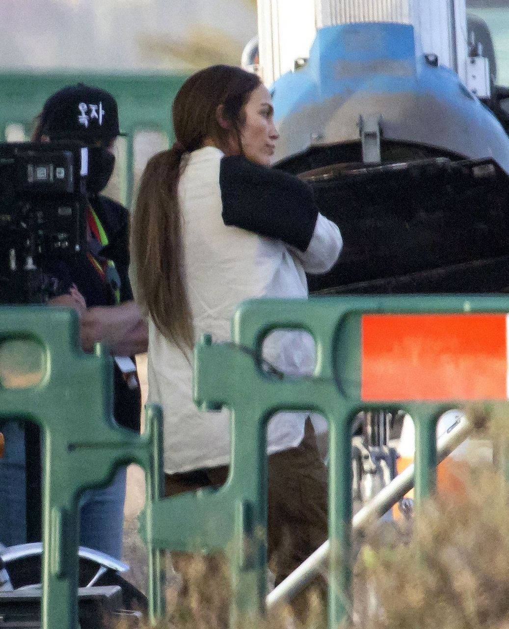 Jennifer Lopez On Set Of Mother Gran Canaria