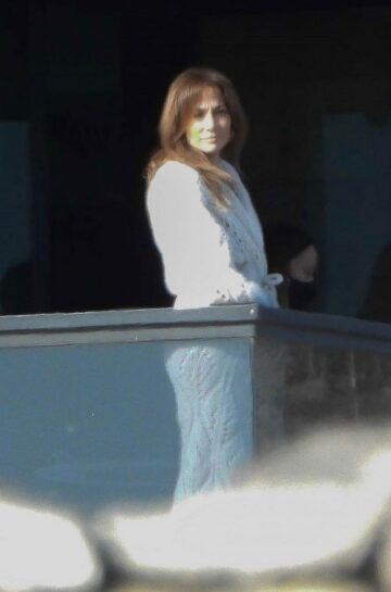 Jennifer Lopez On Teh Set Of The Mother Las Palmas De Gran Canaria