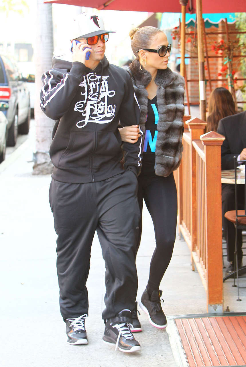 Jennifer Lopez Out About Beverly Hills