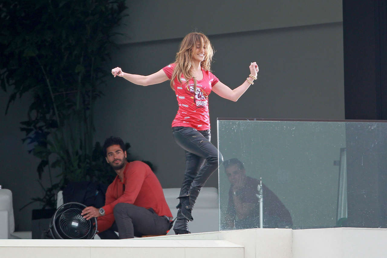 Jennifer Lopez Tight Leather Pants Set Her New Video