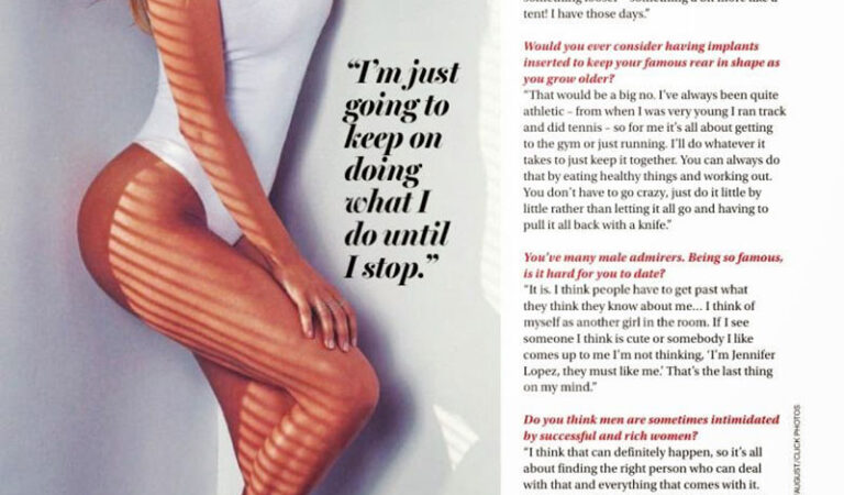 Jennifer Lopez Womens Weekly Magazine Singapore October 2014 Issue (2 photos)