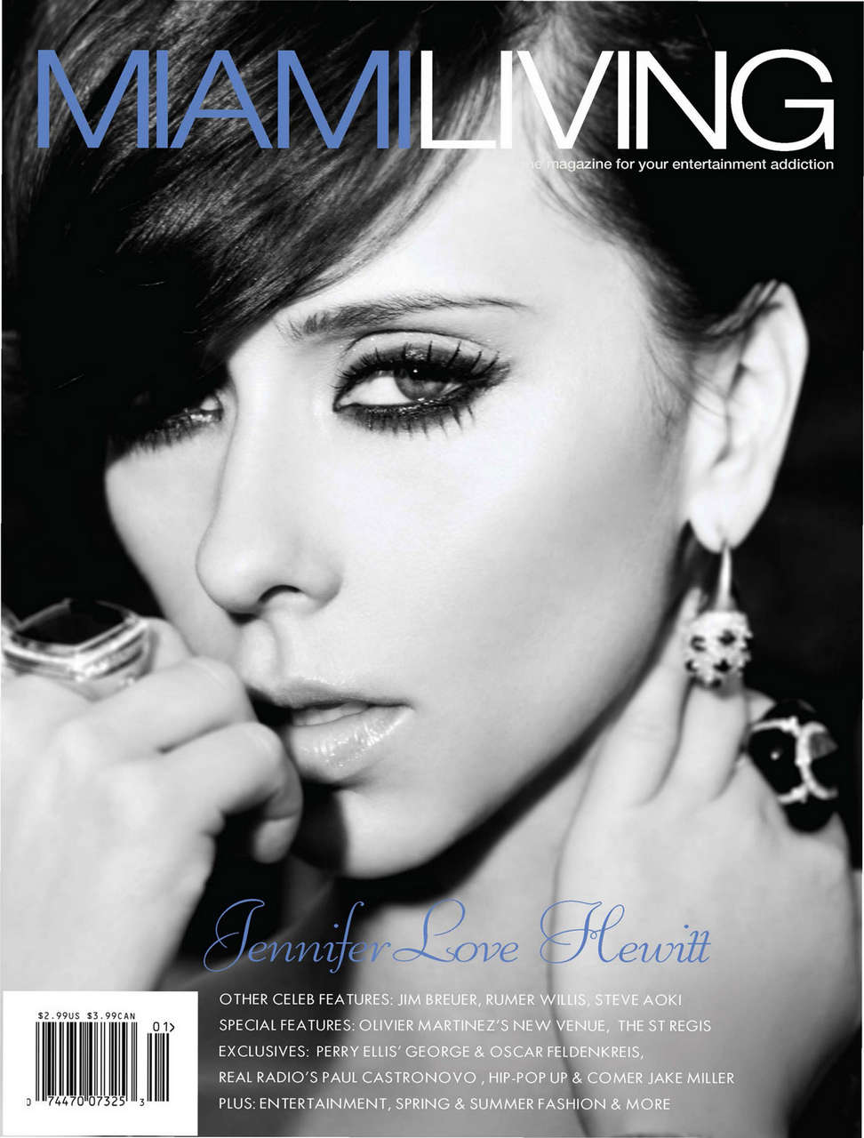 Jennifer Love Hewitt Miami Living Magazine