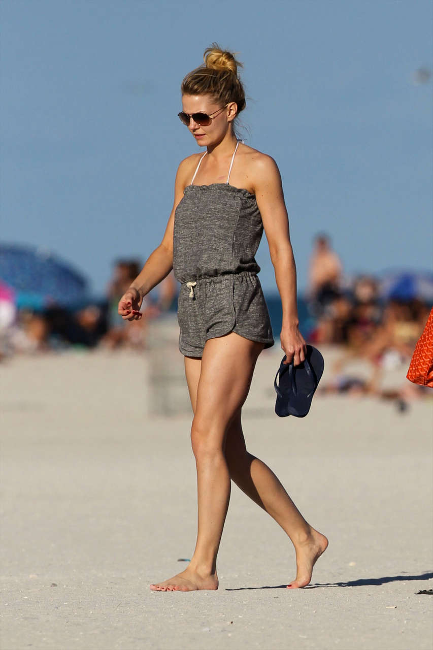 Jennifer Morrison Bikini Beach Miami