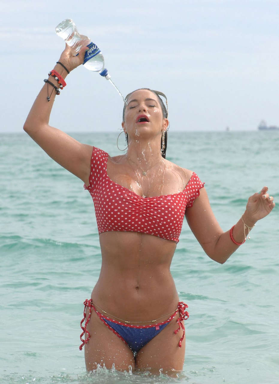 Jennifer Nicole Lee Bikini Beach Pool Miami