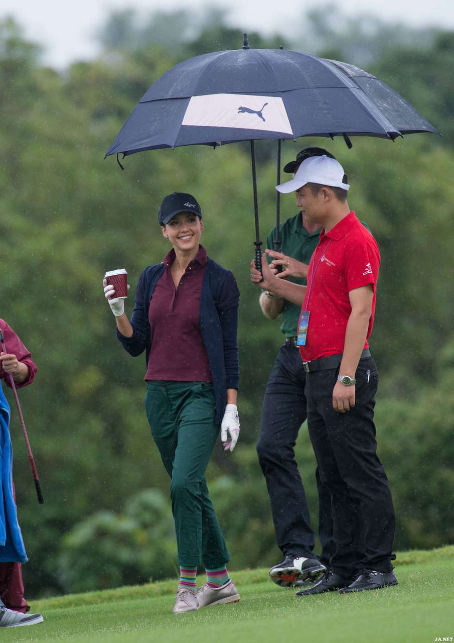 Jessica Alba Mission Hills World Celebrity Pro Am Golf Tour China