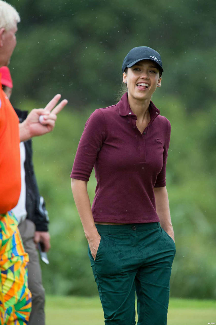 Jessica Alba Mission Hills World Celebrity Pro Am Golf Tour China
