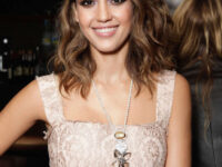 Jessica Alba Swarovski Elements Private Holiday Dinner Hollywood