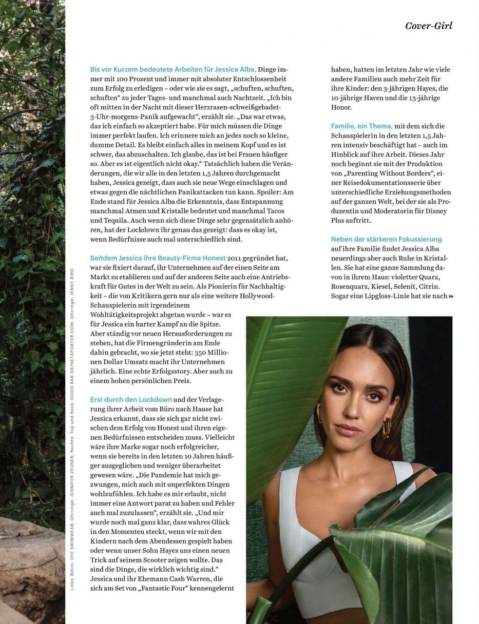 Jessica Alba Women S Health Magazine December
