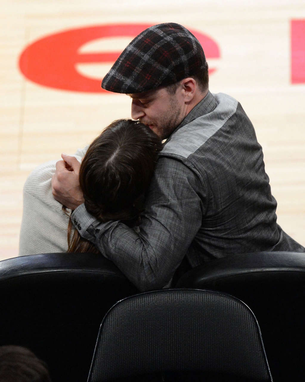 Jessica Biel Justin Timberlake Lakers Vs Nuggets Game