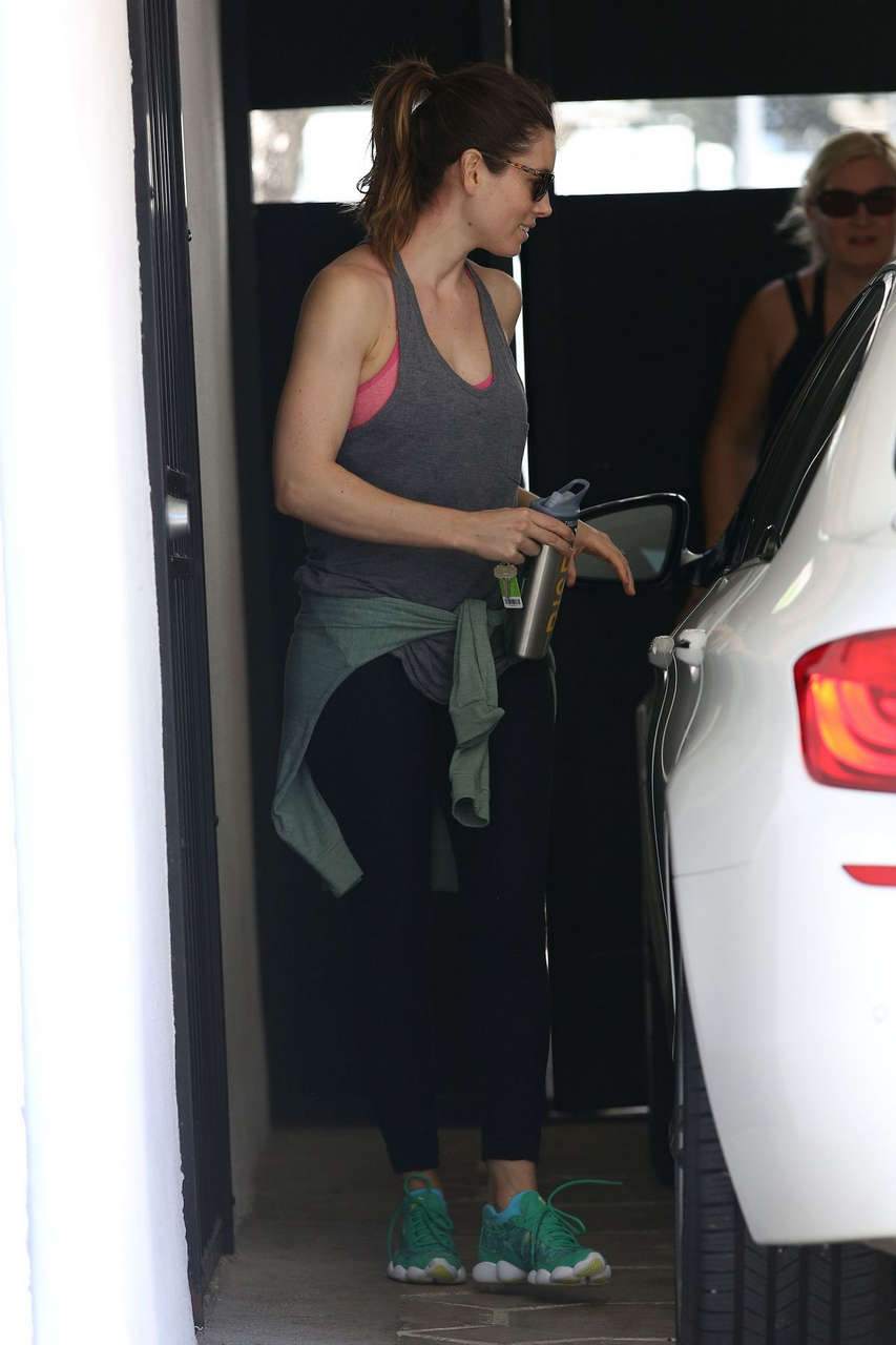 Jessica Biel Leaves Gym West Hollywood