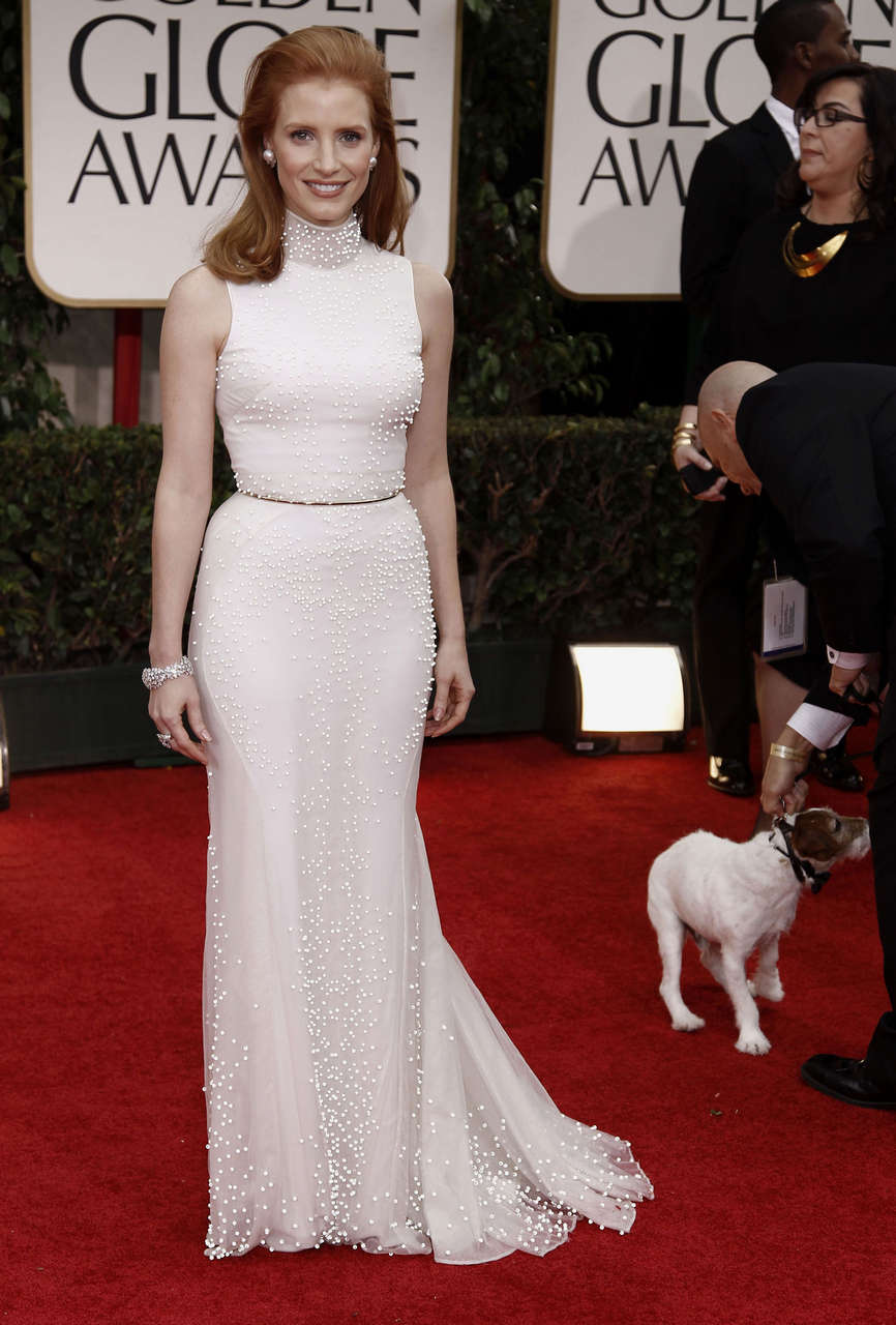 Jessica Chastain 69th Annual Golden Globe Awards Los Angeles