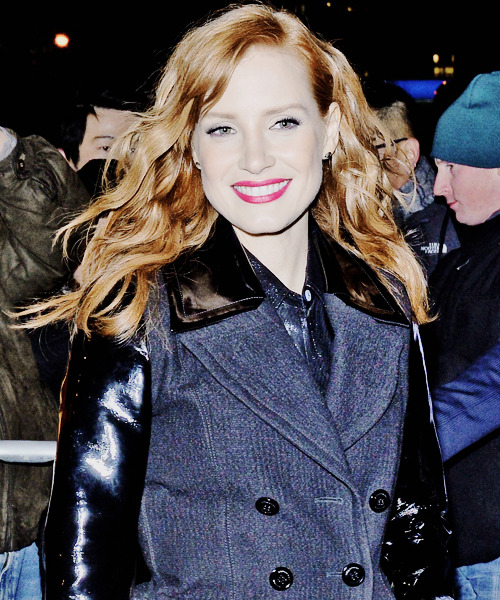 Jessica Chastain Arriving At The Daily Show With