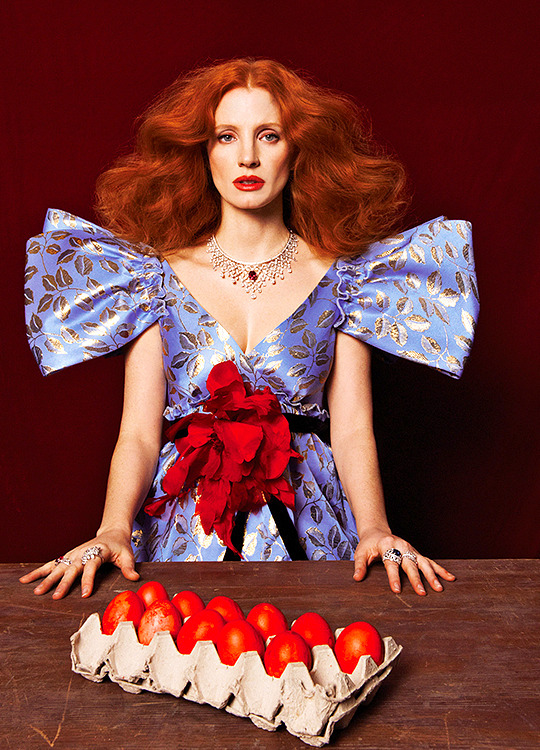 Jessica Chastain For Elle Taiwan January