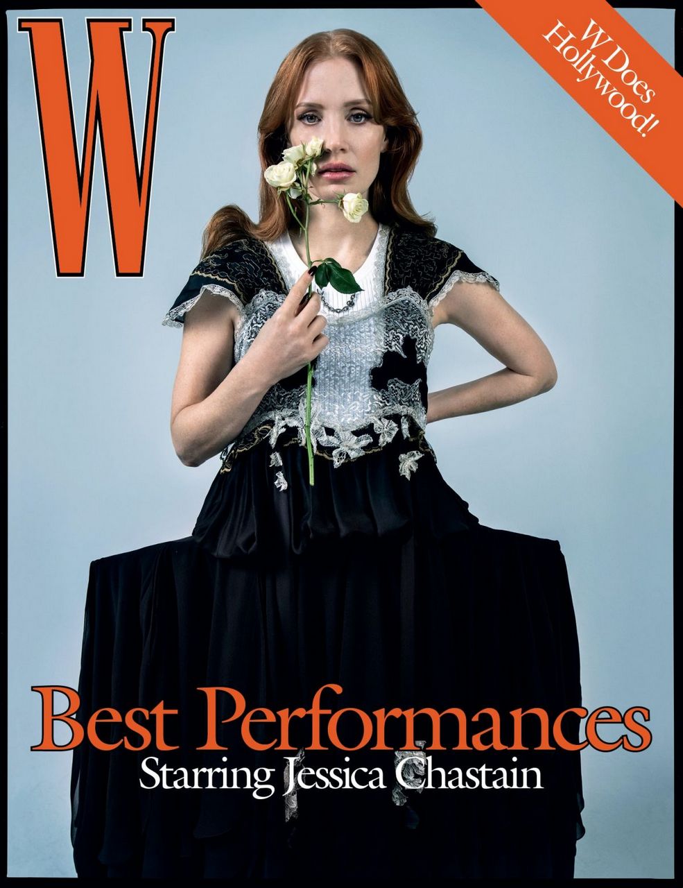 Jessica Chastain For W Magazine Best Performance Issue January