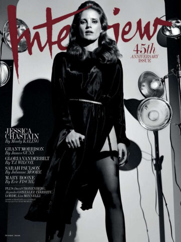 Jessica Chastain Interview Magazine Octoebr 2014 Issue