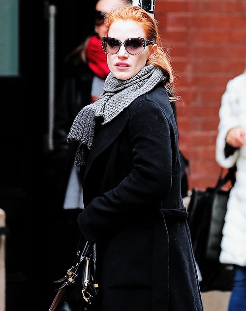Jessica Chastain Photographed In The Soho District