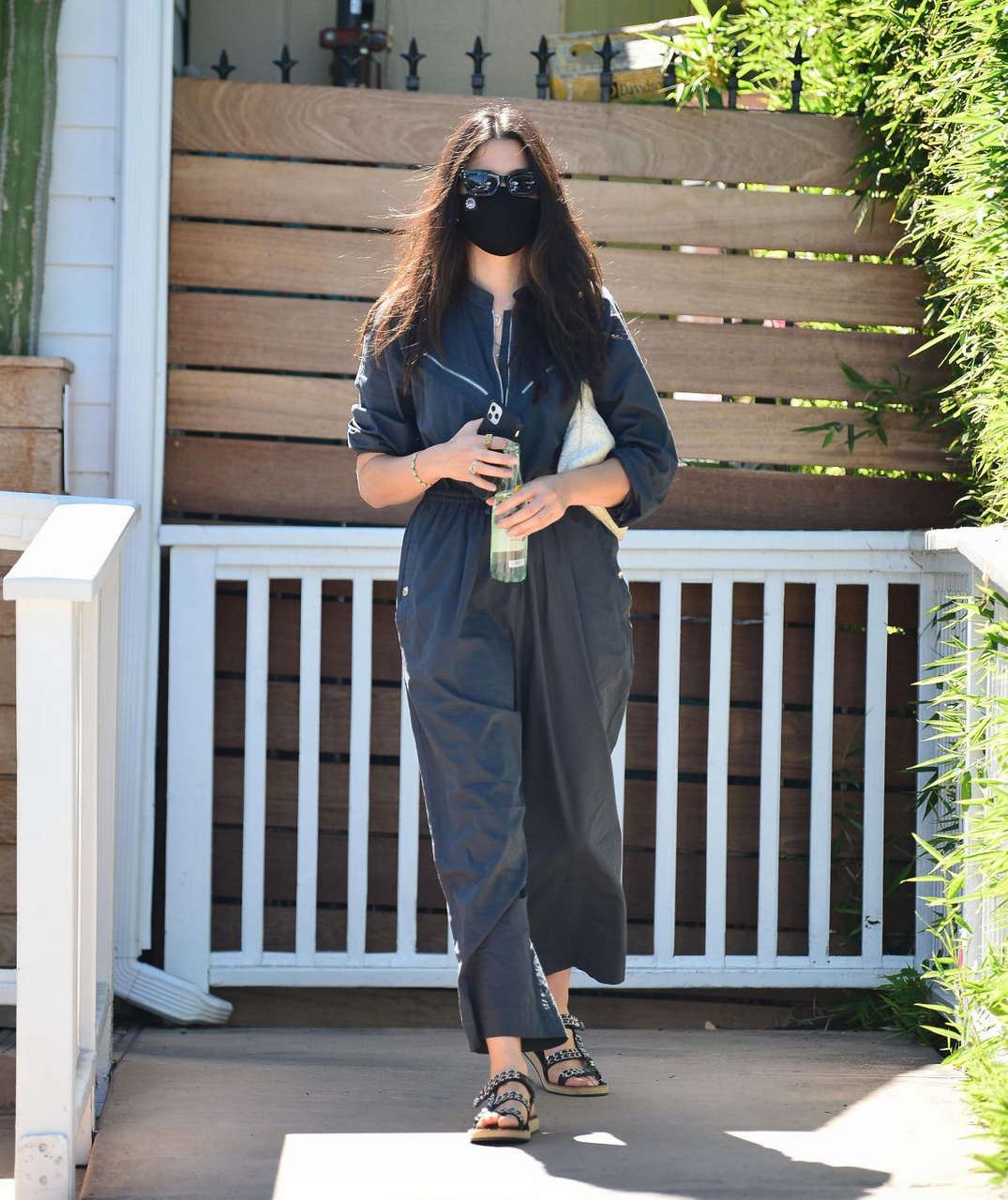 Jessica Gomes Jumpsuit Out For Lunch West Hollywood