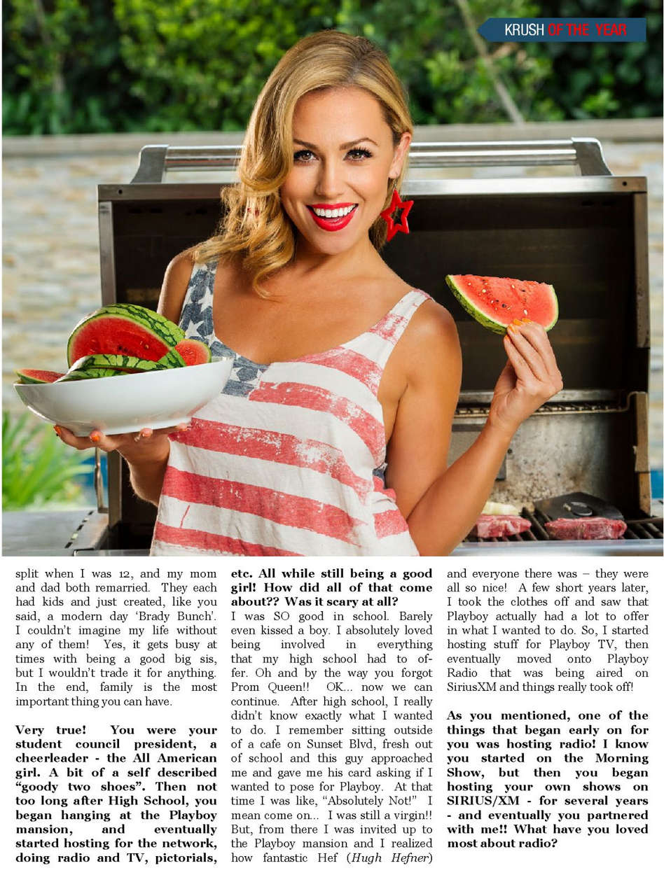 Jessica Hall Kandy Magazine July 2014 Issue