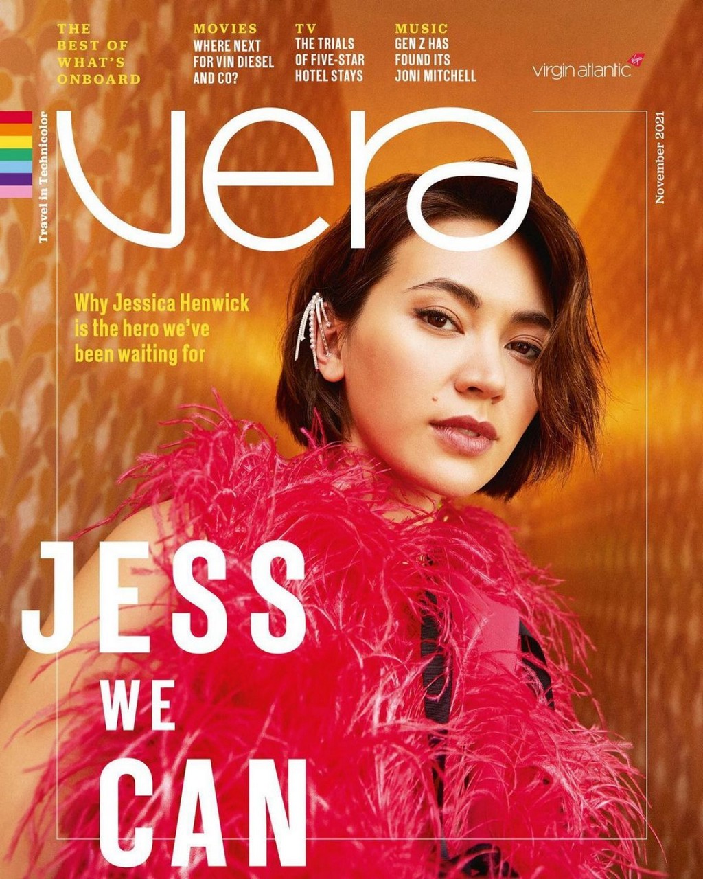 Jessica Henwick For Virgin Atlantic Magazine November