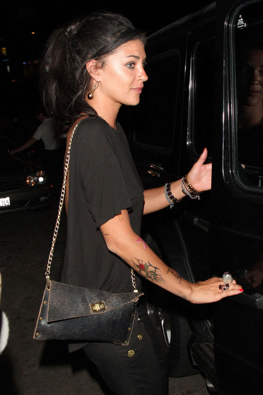 Jessica Szohr Leaving Chateau Marmont West Hollywood