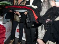 Jessica Szohr New York Cares Coat Drive Bloomingdales