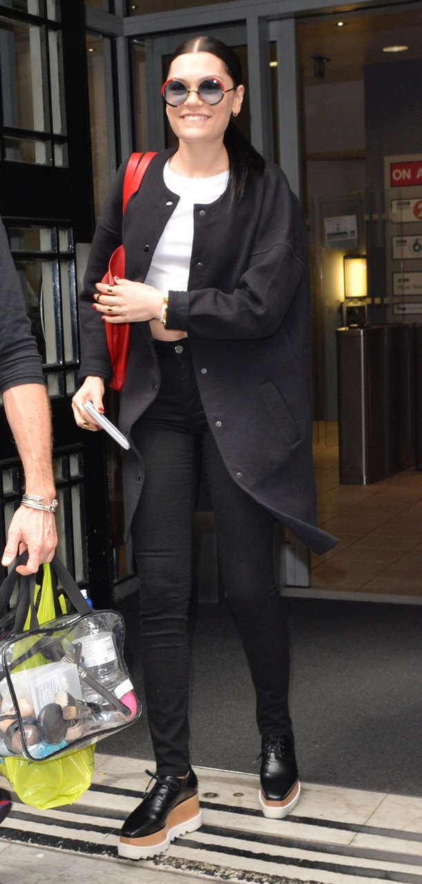 Jessie J Arrives Bbc Radio Studios London