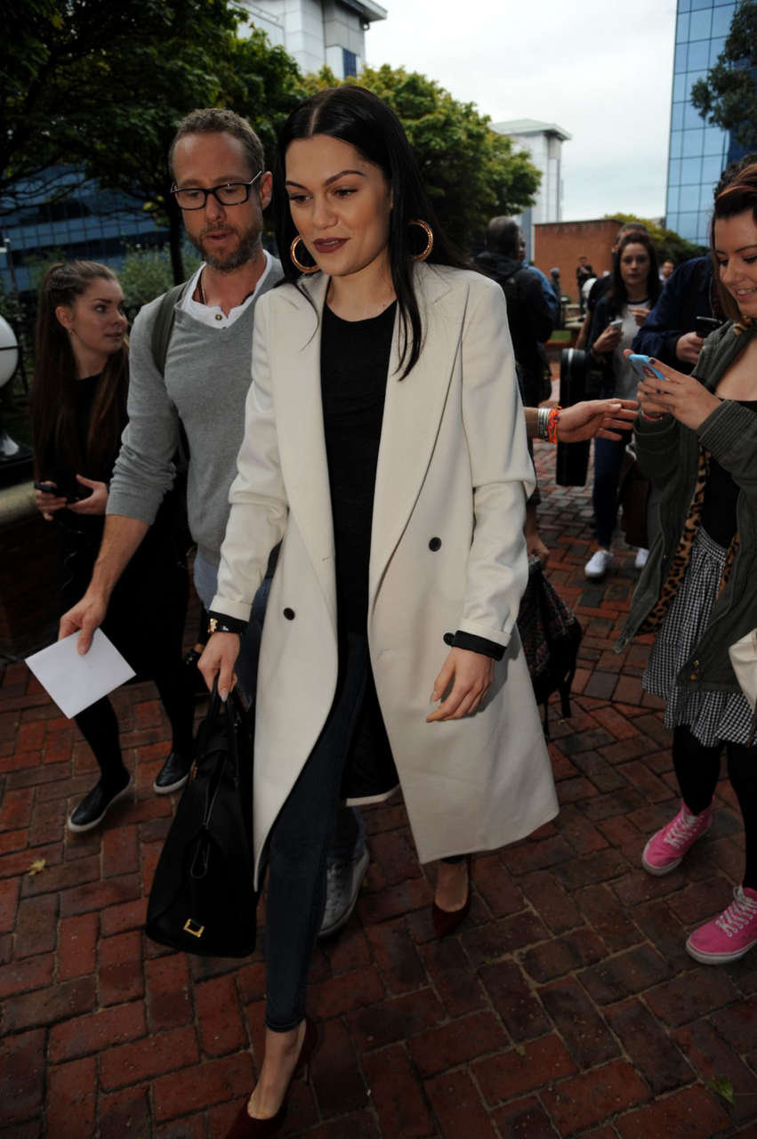 Jessie J Arrives Capital Fm Manchester