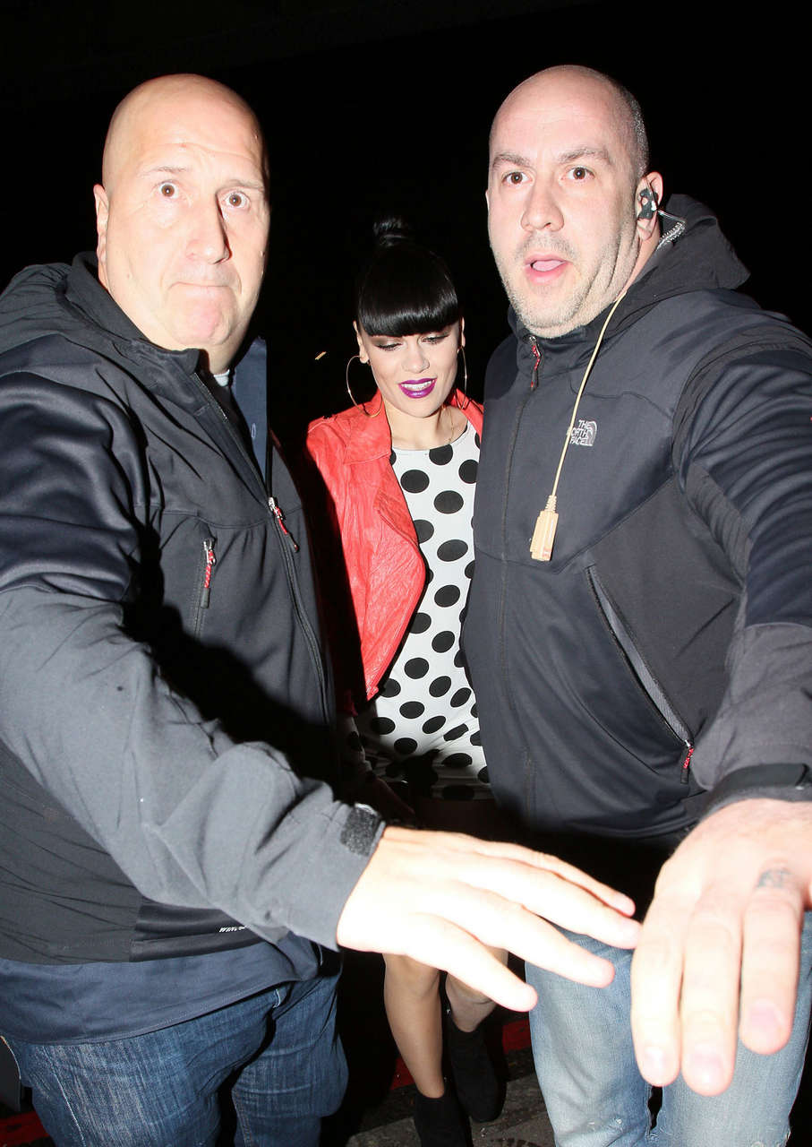 Jessie J Leaving Pulse Nnightclub London