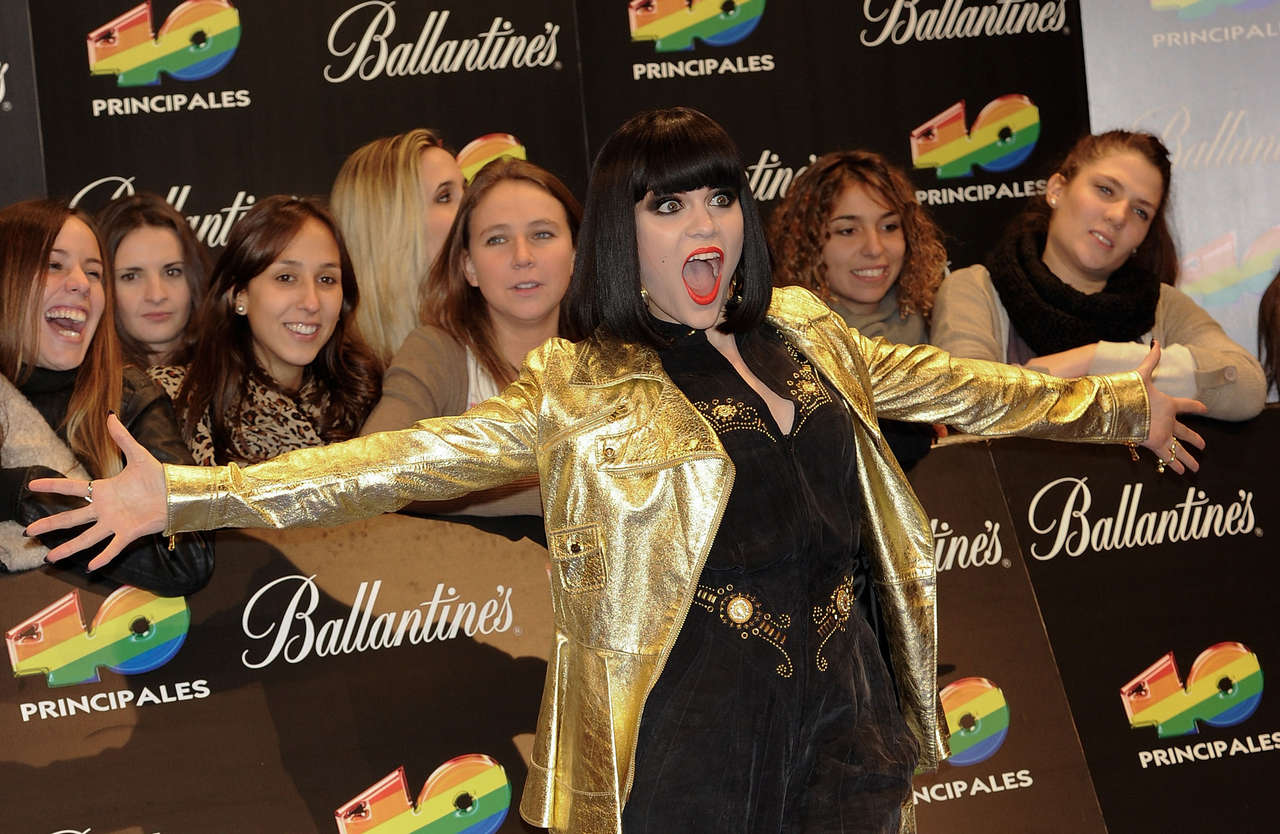Jessie J Performs 40 Principales Awards Madrid Spain