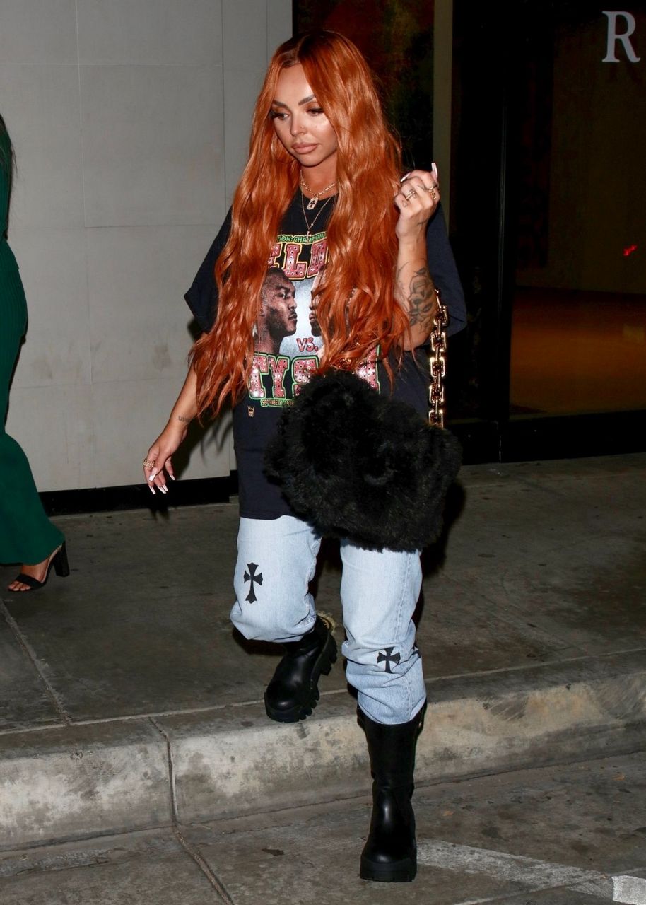 Jesy Nelson Out For Dinner Catch La West Hollywood
