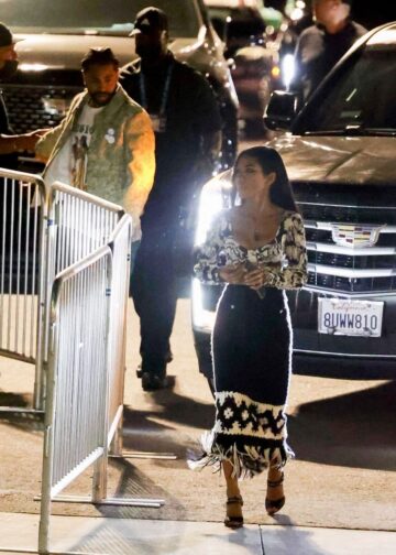 Jhene Aiko Leaves Super Bowl Lvi Sofi Stadium Inglewood