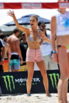 Joanna Krupa Bikini Top Model Beach Volleyball Tournament Miami