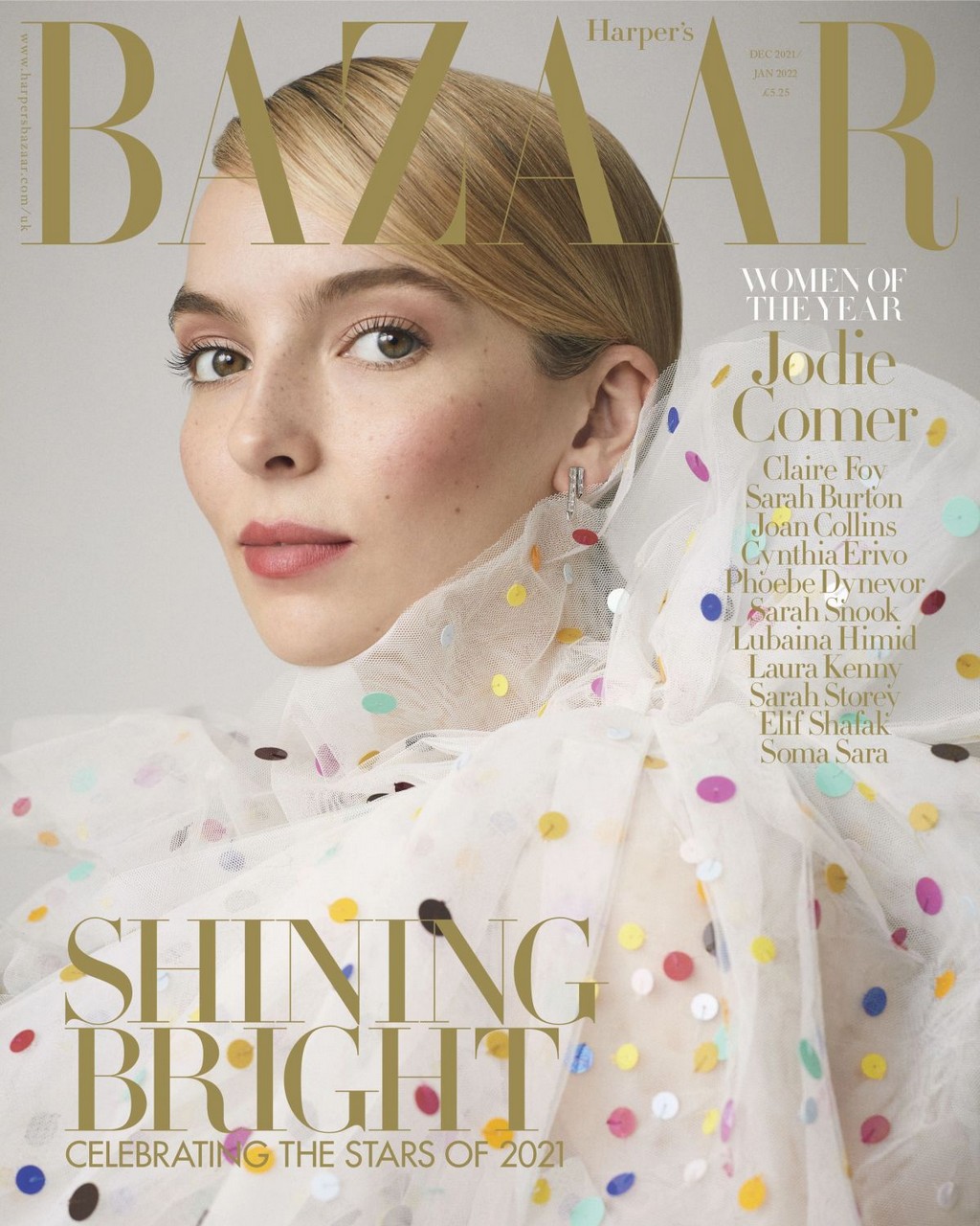 Jodie Comer For Harper S Bazaar Magazine Uk December 2021 January