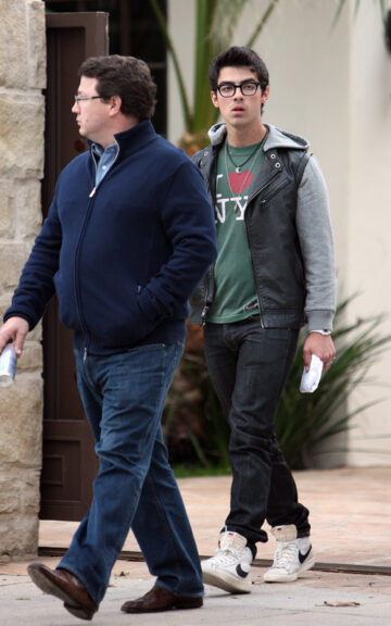 Joe Jonas With Dad