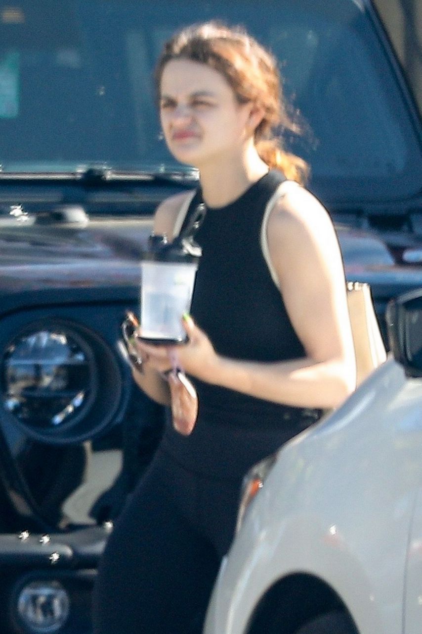 Joey King Leaves Private Gym West Hollywood