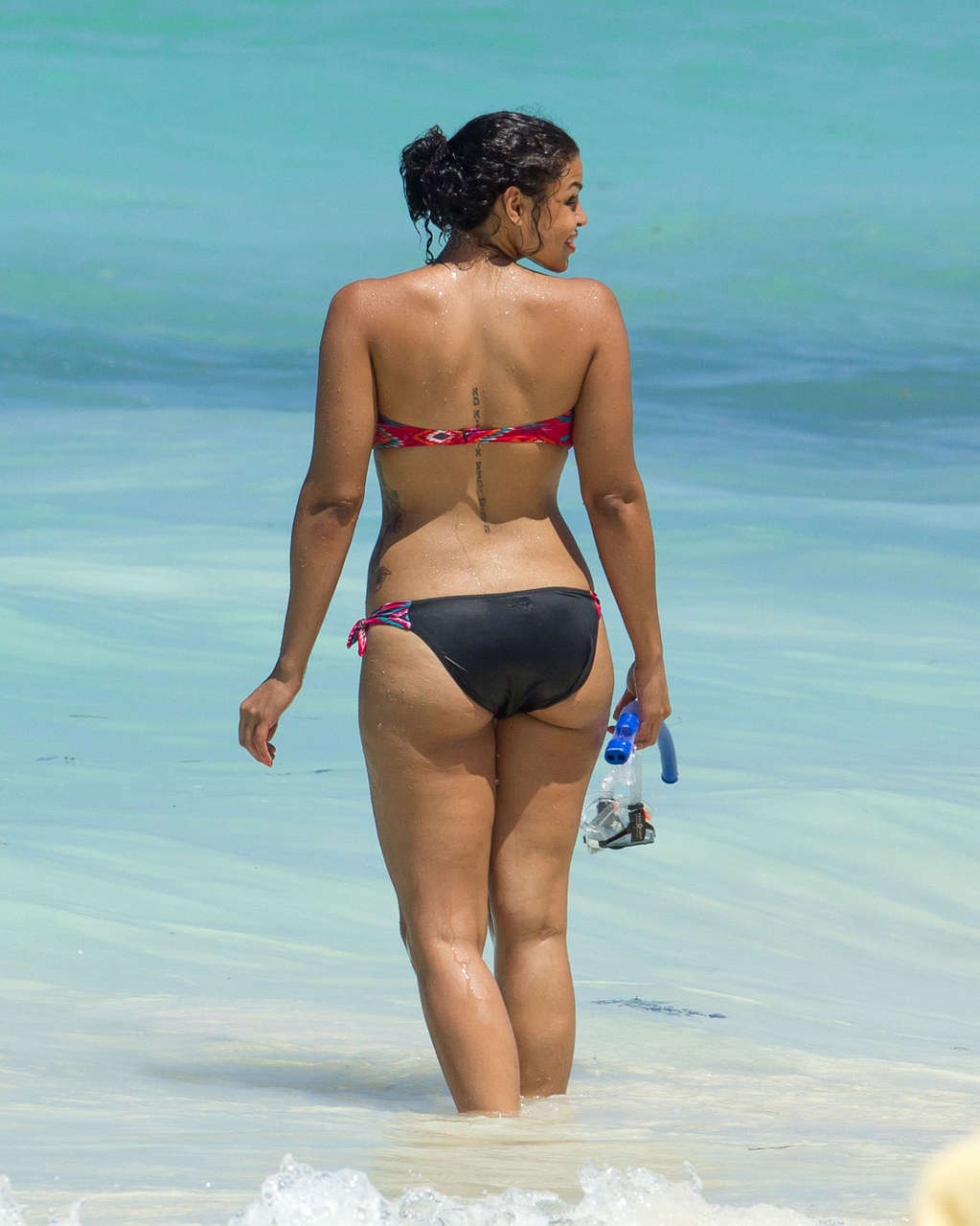 Jordin Sparks Bikini Beach Bahamas