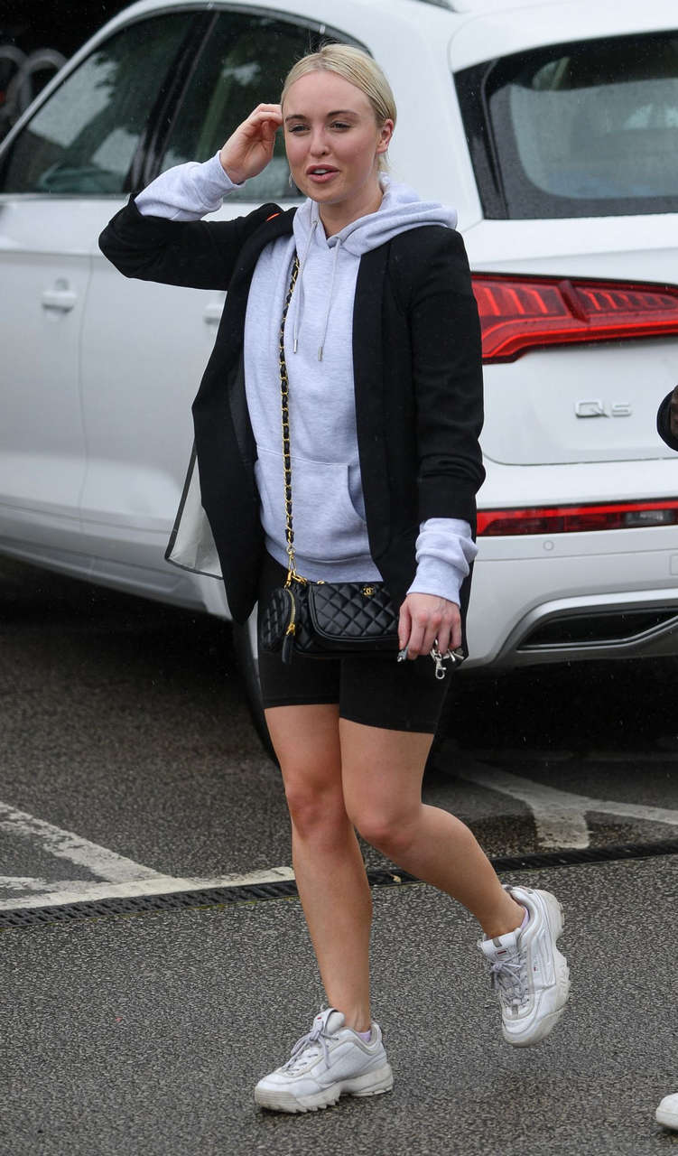 Jorgie Porter Leaves Gym Manchester