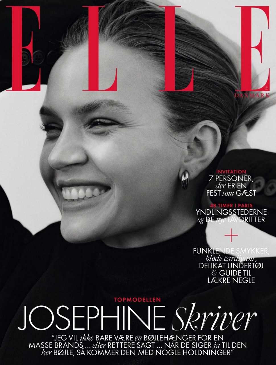 Josephine Skriver Elle Magazine Denmark December