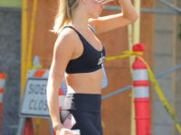 Josie Canseco Leaves Private Workout West Hollywood