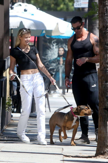 Josie Canseco Out With Her Dog Los Angeles