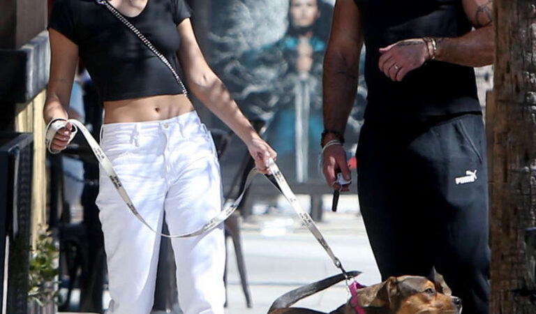 Josie Canseco Out With Her Dog Los Angeles (10 photos)