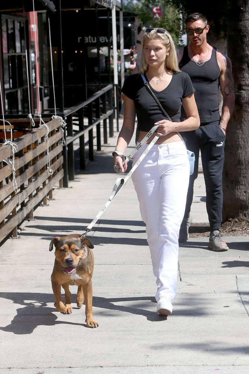 Josie Canseco Out With Her Dog Los Angeles