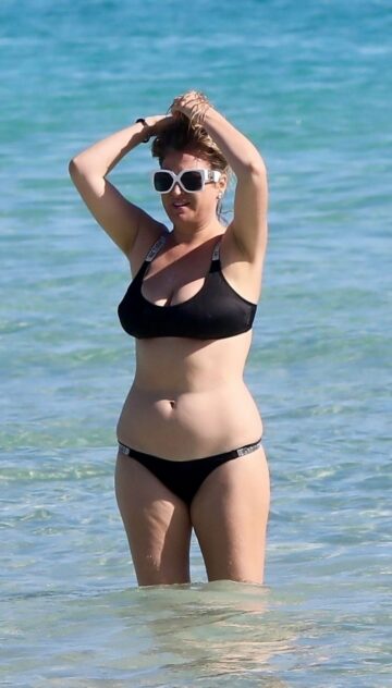 Josie Goldberg Black Bikini Miami Beach