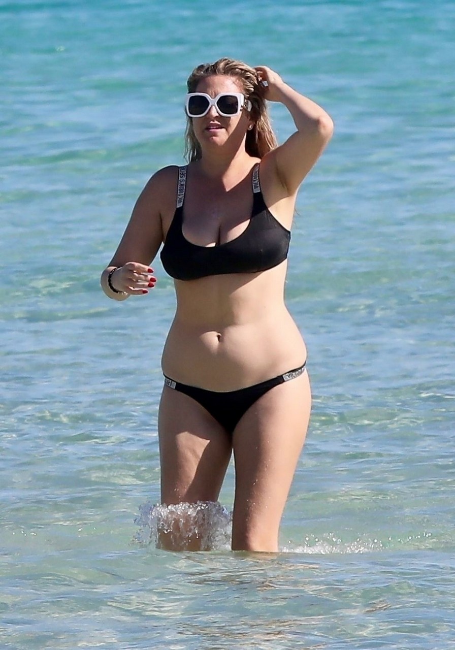 Josie Goldberg Black Bikini Miami Beach
