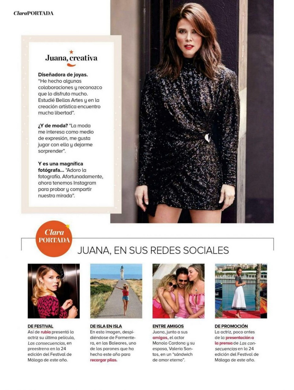 Juana Acosta Cara Magazine October