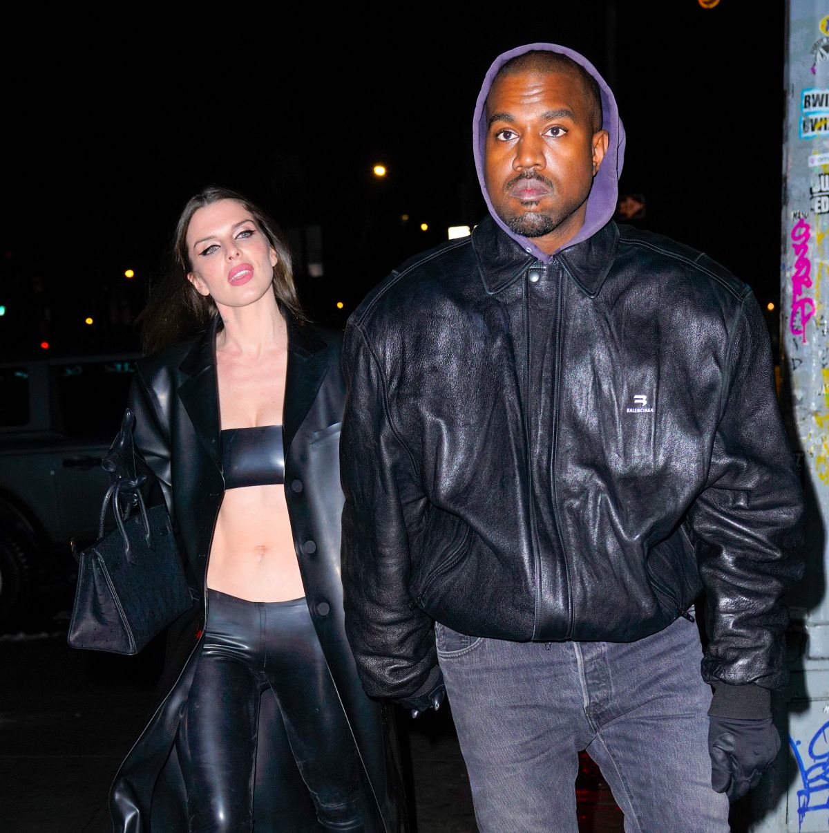 Julia Fox And Kanye West Arrives Lucien On Her 32nd Birthday New York